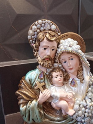 Imagem da sagrada família para decoração