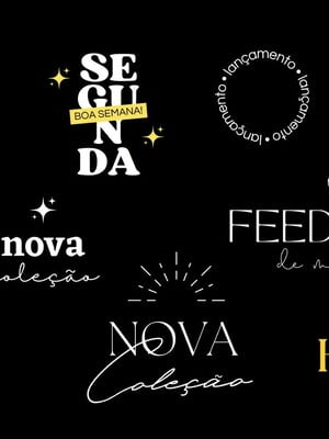 Pack de adesivos para o story (brinde: pack de sombras)