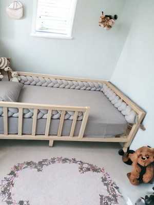 Protetor tranca 5m cama solteiro montessoriana