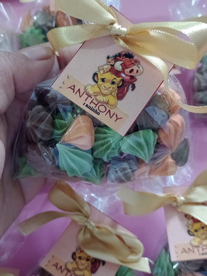 Suspiros | kit com 40 uni | lembrancinha aniversário com tag