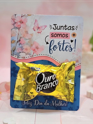 Cartão com bombom 30 unidades mod 3