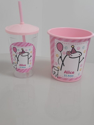 Kit copo e balde de 1litro
