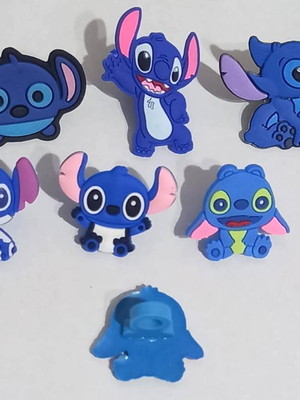 Ponteira para lápis stitch emborrachados - 50 peças