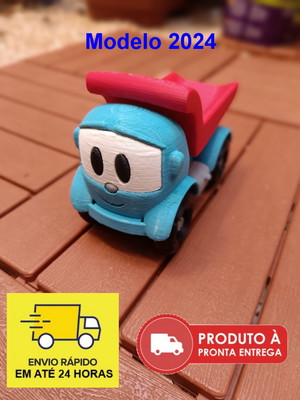 Léo o caminhão articulado impressão 3d brinquedo