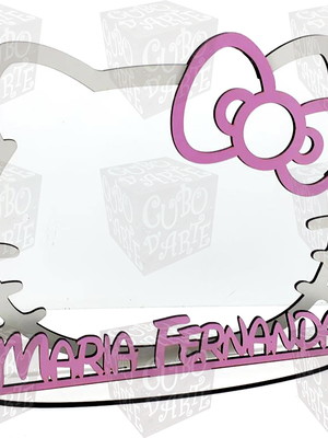 10 centro de mesa hello kitty em mdf