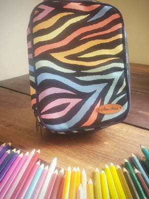 Estojo trigonometria (100 pens) animal print
