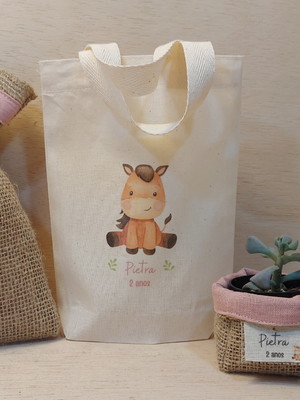 10+ sacolinha minibag: 15x16cm fazendinha com cachepô mini