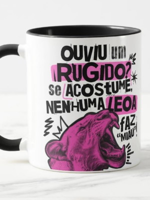 Caneca mulher leoa