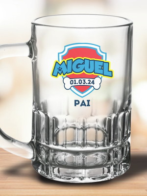 Caneca de chopp personalizada munich 300ml - 100 unidades