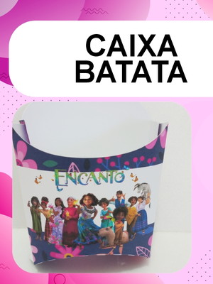 Caixa batata personalizada