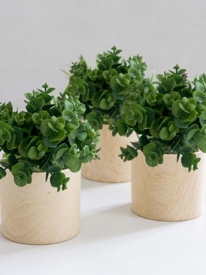 7x mini folhagens de eucalipto 26 cm plantas para decoração