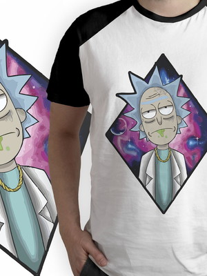 Camisa rick and morty desenho arte anime geek nerd t-shit