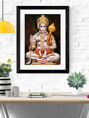 Quadro decorativo lord hanuman- 60x48 cm