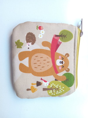 Porta moeda urso