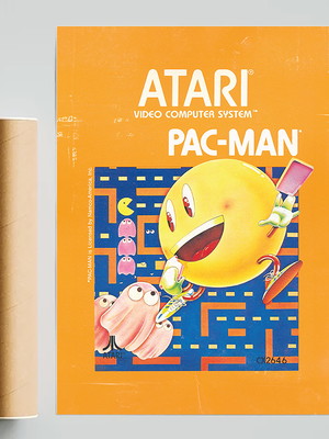 Poster pacman - 40x60 - game retrô pacman atari