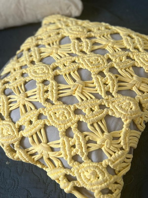 Almofada macrame