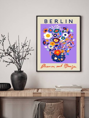 Quadro poster flores e plantas - berlin