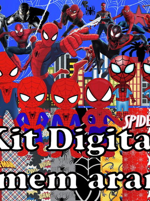 Kit digital homem aranha + 3 arquivos de mesmo valor