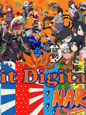 Kit digital naruto + 3 arquivos de mesmo valor