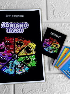 Álbum de figurinhas smiling critters
