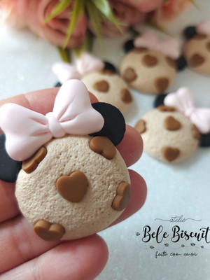 Aplique cookie minnie