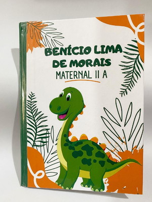 Capa personalizada para caderno brochurão