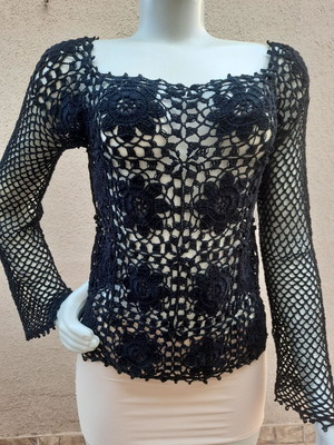 Blusa square manga longa