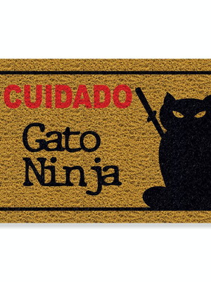 Capacho gato ninja