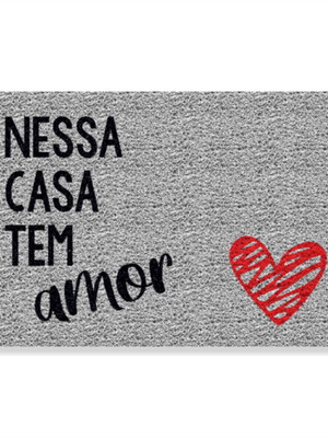 Capacho nessa casa tem amor