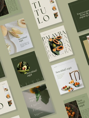 Pack canva - nutrição