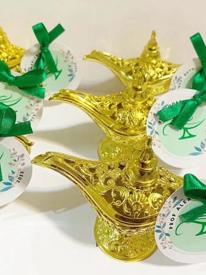 Mini lâmpada com tag personalizada