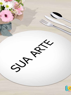 Sousplat personalizado com sua arte
