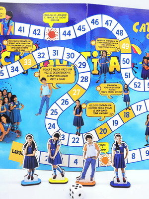 Jogo de tabuleiro personalizado chiquititas