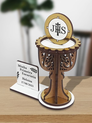 Lembrancinha primeira eucaristia persona. cálice jhs