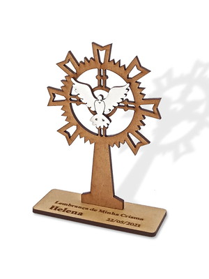 Lembrancinha de crisma espirito santo ost. personalizada