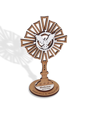 Lembrancinha de crisma espirito santo ost. personalizada