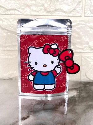 Saquinho metalizado hello kitty m