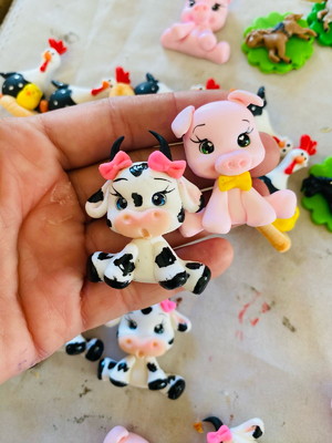 Imã de geladeira fazendinha
