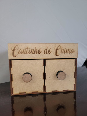 Caixa em mdf cantinho do chima