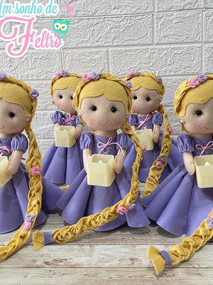 Centro de mesa rapunzel
