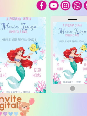 Convite digital ariel