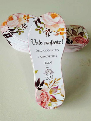 Kit com 30 tag vales conforto