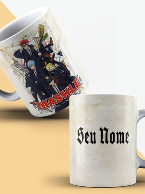 Caneca caneca mashle: magic and muscles com nome
