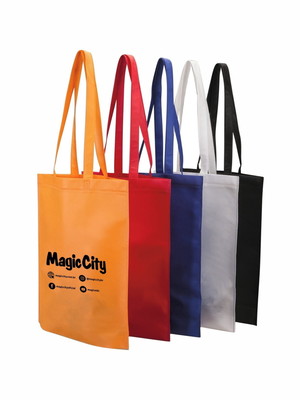 100 sacolas tnt personalizadas com sua logo super resistente
