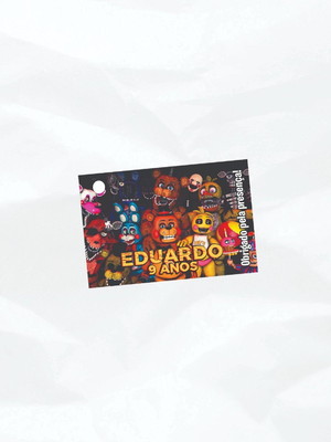 Tag de agradecimento five nights at freddy´s