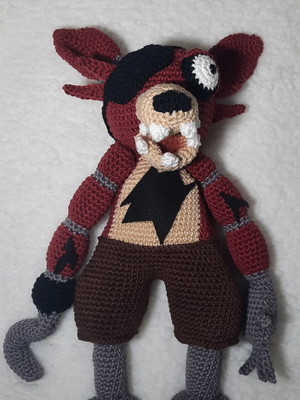Foxy fnaf - amigurumi