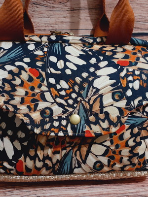Bolsa feminina artesanal palha luxo