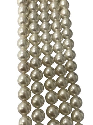 Pérola shell furo passante 10mm