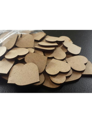 100 apliques coracao pequeno 2x2cm mdf cru artesanatos festa