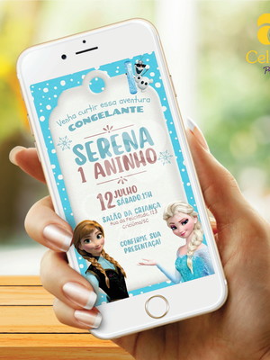 Convite digital frozen mod 2